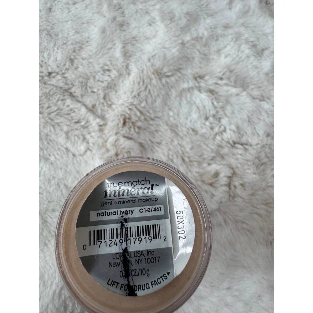 L'Oreal Paris True Match Mineral Foundation Powder C-1-2/ 416 Natural Ivory NEW